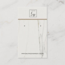 CALACATTA MARBLE TEXTURA STUD EARRING PANPLAY