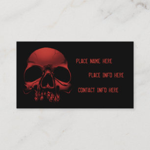 Tarjeta De Visita Calavera