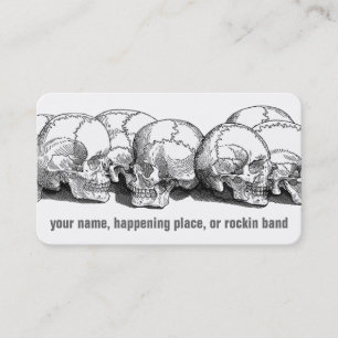 Tarjeta De Visita Calaveras de cosecha