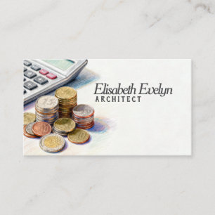 Tarjeta De Visita Cálculo financiero y ahorros