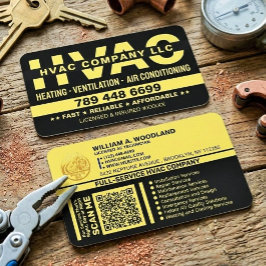 Tarjeta De Visita Calefacción y aire acondicionado | Mejor HVAC de l