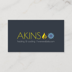 Tarjeta De Visita Calefacción y refrigeración , Aire acondicionado