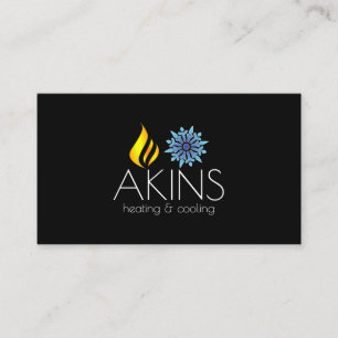 Tarjeta De Visita Calefacción y refrigeración , Aire acondicionado H