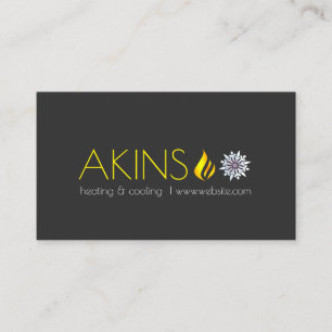 Tarjeta De Visita Calefacción y refrigeración , Aire acondicionado H