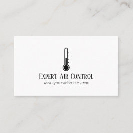 Tarjeta De Visita Calefacción y refrigeración , Aire acondicionado H