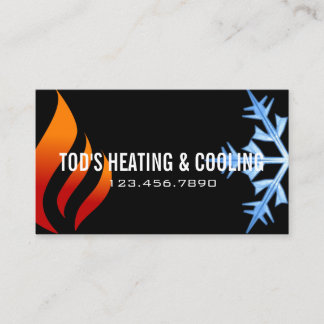 Tarjeta De Visita Calefacción y refrigeración , Aire acondicionado H