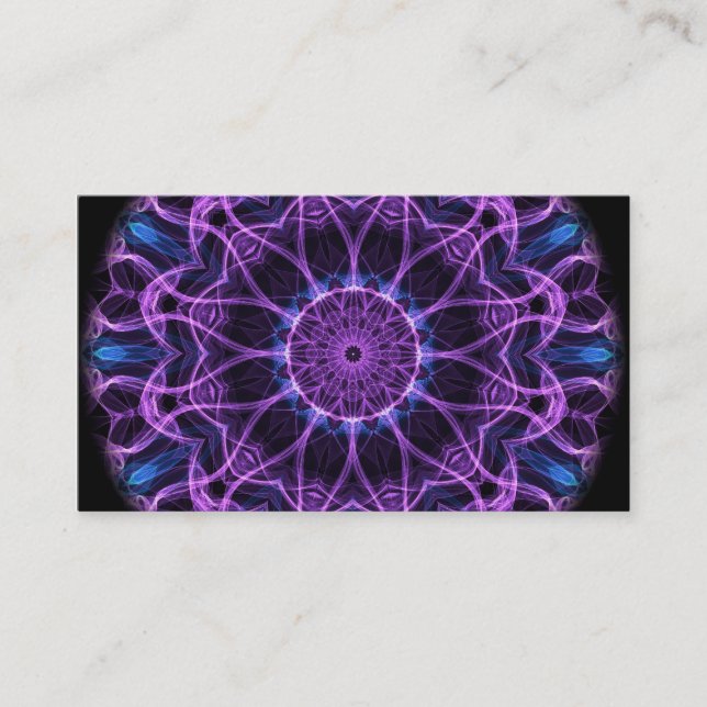 Tarjeta De Visita Caleidoscopio Amethyst del deseo (Anverso)