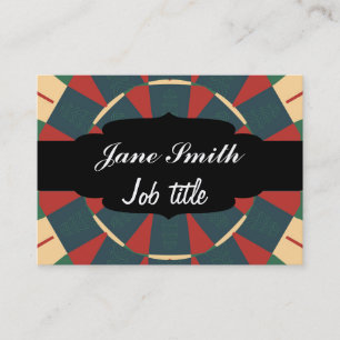 Tarjeta De Visita Caleidoscopio manálico