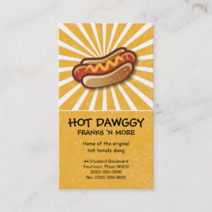 Tarjeta de visita caliente de Dawg