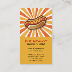 Tarjeta de visita caliente de Dawg