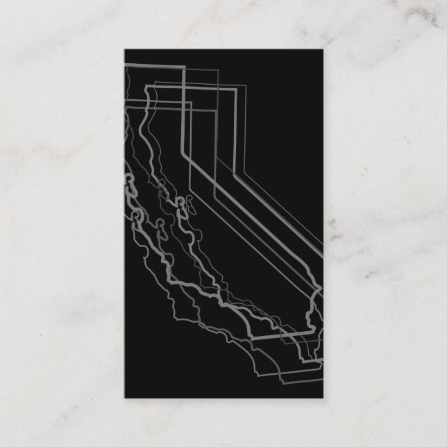 Tarjeta De Visita california blur (Anverso)