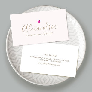 Tarjeta De Visita Caligrafía de escritura manuscrita simple del cora