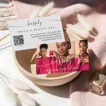 Caligrafía de guión de collage de fotos Monograma