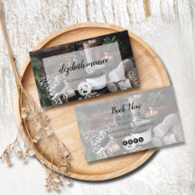 Caligrafía de guión de salón estético