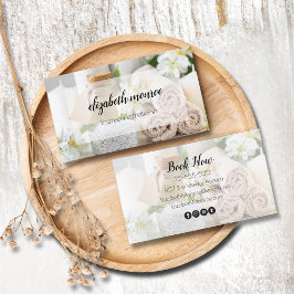 Tarjeta De Visita Caligrafía de guión manuscrita de Spa