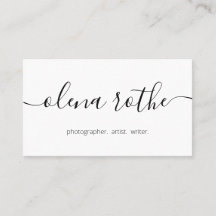 Caligrafía de guiones, bus profesional blanco mode