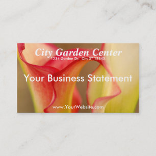 Tarjeta De Visita Calla Lily Business Card