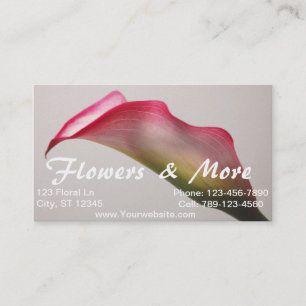 Tarjeta De Visita Calla Lily Card