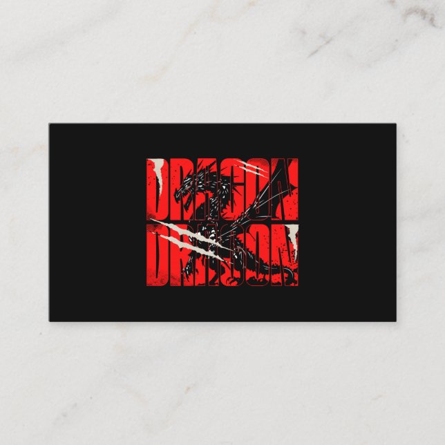 Tarjeta De Visita Calle Dragon (Anverso)