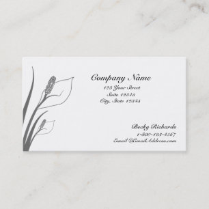 Tarjeta De Visita Cally Lilies Business Cards