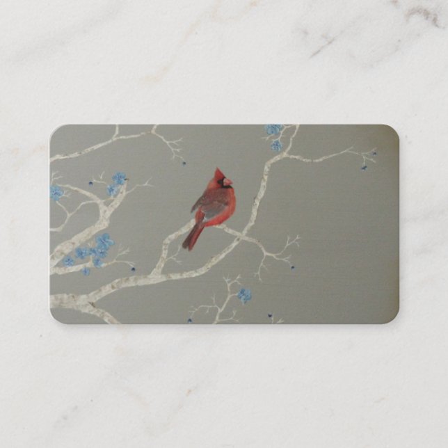 Tarjeta De Visita Calma cardinal (Anverso)