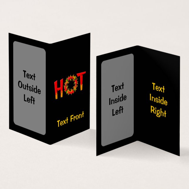 TARJETA DE VISITA CALOR (Interior y exterior)