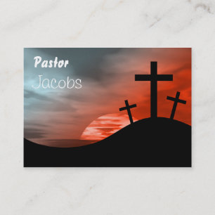 Tarjeta De Visita Calvary, pastor, Jacobs