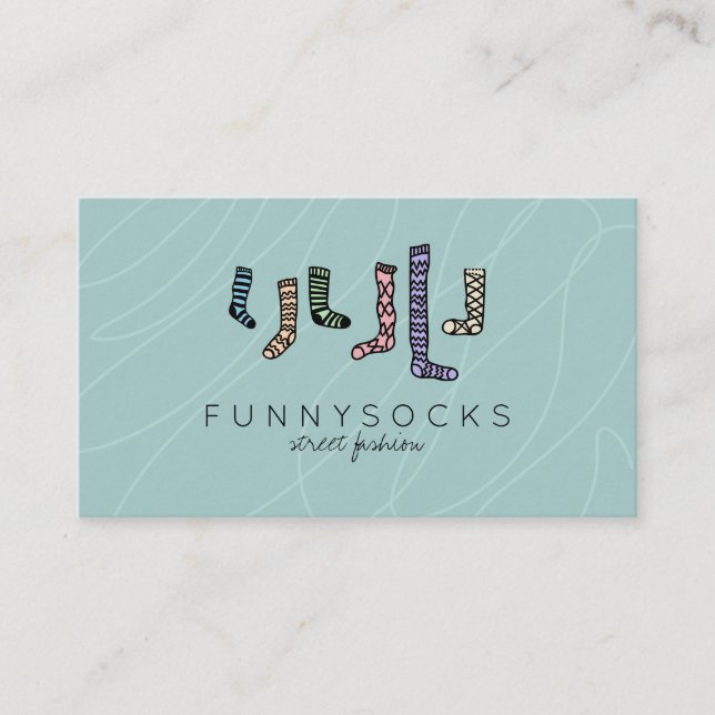 Tarjeta De Visita Calzado deportivo Socks (Anverso)
