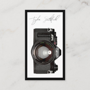 Tarjeta De Visita Cámara de firma fotográfica de época