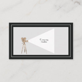 Tarjeta De Visita Cámara de película de vintage