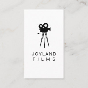 Tarjeta De Visita Cámara de video de película Director de cine filma