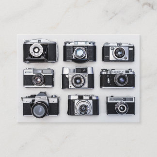 Tarjeta De Visita Cámara de vintage