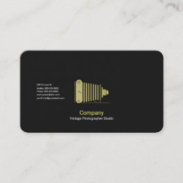 Tarjeta De Visita Cámara de vintage