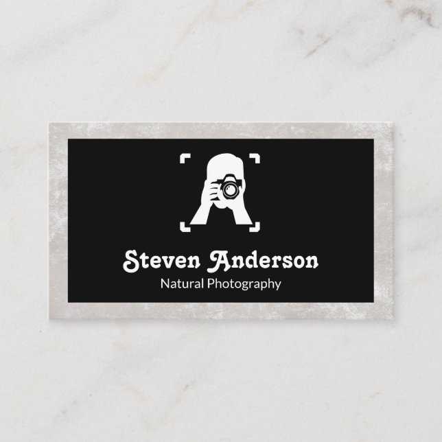 Tarjeta De Visita Cámara portadora de persona (Anverso)