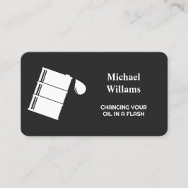 Tarjeta De Visita Cambio de aceite de coche