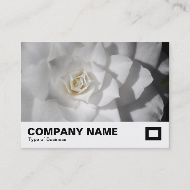 Tarjeta De Visita Camelia Blanca (Anverso)