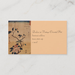 Tarjeta De Visita Camelia y curruca orientales
