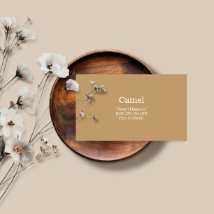 Tarjeta De Visita Camello   "Elegancia del Desierto" 