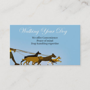 Tarjeta De Visita Caminando tu perro