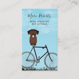 Tarjeta De Visita Caminata de perro, sentada de Mascotas, cuidado de