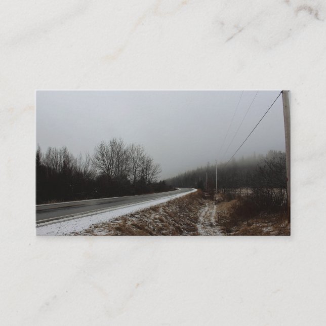 Tarjeta De Visita Camino al abismo (Anverso)