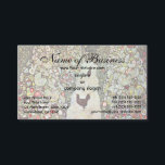 Tarjeta De Visita Camino de jardín con pollos por Gustav Klimt<br><div class="desc">Camino del jardín con pollos (1916). Artista: Gustav Klimt (1862-1918). El Garden Path with Chickens (Camino del Jardín con Pollos) es un bonito cuadro de arte de la época victoriana que presenta una escena natural con pollos en el jardín de flores del patio trasero de una granja. Sobre el artista:...</div>