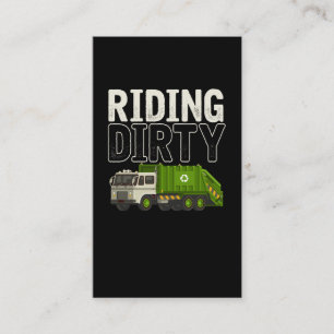 Tarjeta De Visita Camión basura Cita Camión basura Día de basura 