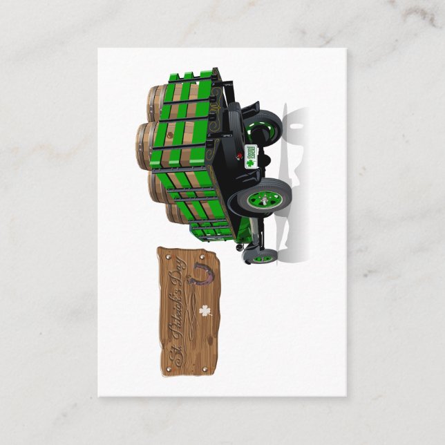 Tarjeta De Visita Camión de bomberos de Navidades del Personalizado  (Anverso)