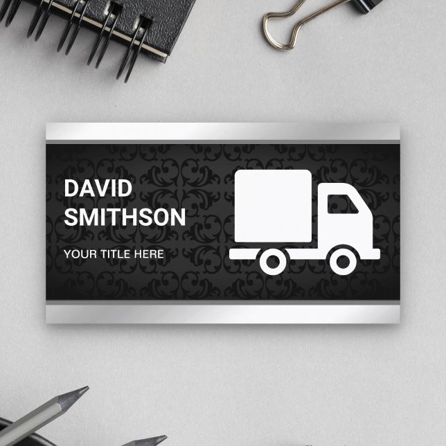 Tarjeta De Visita Camión de Carga de Transporte Logístico de Damasco (Subido por el creador)