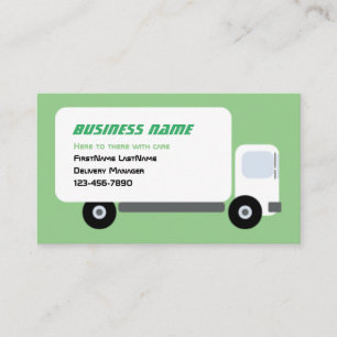 Tarjeta De Visita Camión de entrega