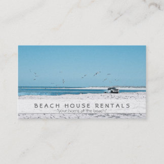 Tarjeta De Visita Camión de la playa