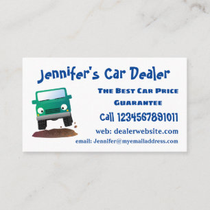 Tarjeta De Visita Camión de personalizado de vehículos 4X4 fuera de 