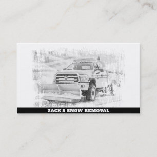 Tarjeta De Visita *~* Camión de Remoción de Nieve AP74 Blizzard