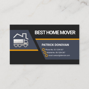 Tarjeta De Visita Camión Trapezium creativo bloquea el camión de m